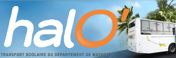 Halo, le transport scolaire du Département de Mayotte